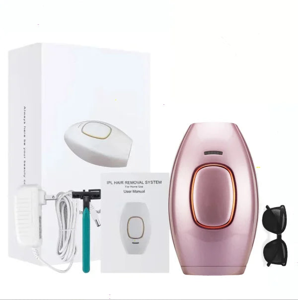 Professional IPL Laser Hair Remover – Long-Lasting Face & Body Hair Removal for Women & Men