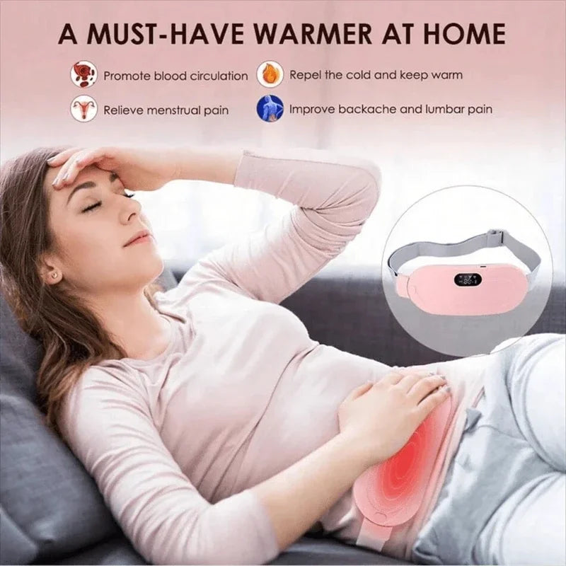 Heated Massage Belt – Menstrual Pain Relief & Abdominal Relaxation