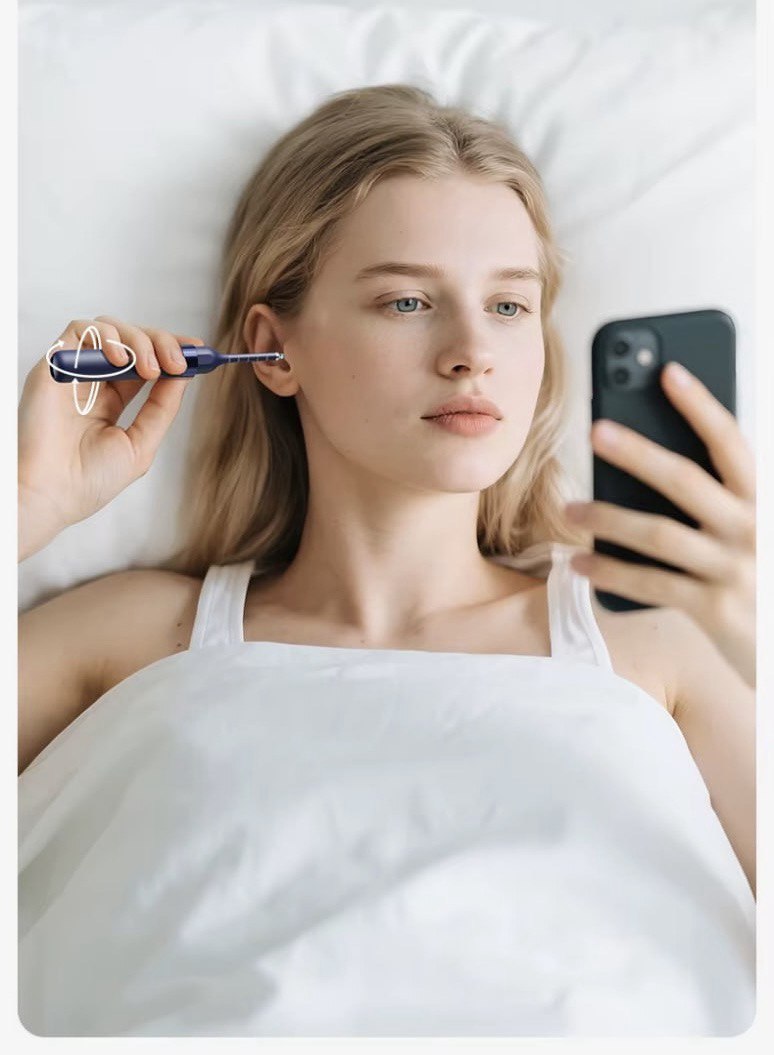 Nettoyeur d’oreilles avec caméra HD – Vision précise et nettoyage sécurisé